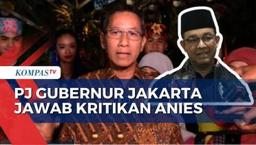 Respons soal Kritikan Anies, Pj Gubernur Jakarta: Jangan Kambing Hitamkan Saya