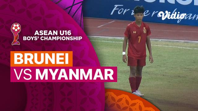 Brunei Darussalam vs Myanmar - Mini Match | ASEAN U16 Boys Championships 2024