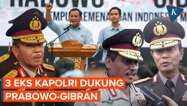 3 Eks Kapolri Dukung Prabowo-Gibran di Pilpres 2024