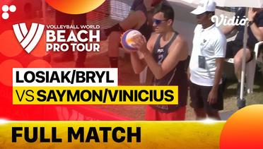 Full Match | Losiak/Bryl (POL) vs Saymon/Vinicius (BRA) | Beach Pro Tour Elite 16 Doha, Qatar 2023