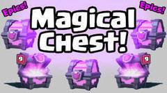 Buka magical chest + 3 golden chest + crown chest - Clash Royale Indonesia