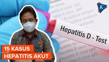 Menkes Umumkan 15 Kasus Hepatitis Akut Terdeteksi di Indonesia