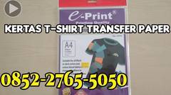 Kertas T-Shirt Transfer Paper