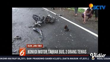 Dua Pengemudi Konvoi Motor di Ngawi Tewas Setelah Bertabrakan dengan Bus - Liputan 6 Terkini