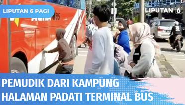 Pemudik Sudah Mulai Terlihat Balik ke Jakarta di Terminal Kampung Rambutan | Liputan 6