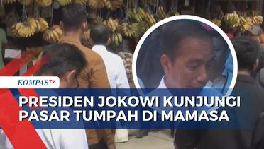 Kunjungi Pasar Tumpah di Mamasa, Jokowi akan Bangun Pasar Baru