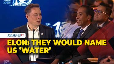 Saat Elon Musk Bicara Soal Alien dan Nama Lain Bumi di Depan Presiden Jokowi