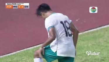 22' Gol!!! Alfriyanto Nico (IDN) Menembak Bola dengan Menyamping! 0-2 Untuk Indonesia! | Kualifikasi Piala AFC U20 2023