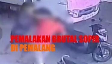 Pemalakan Brutal Sopir Truk Tertangkap Kamera CCTV di Comal Pemalang