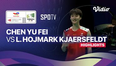 Chen Yu Fei (CHN) vs Line Hojmark Kjaersfeldt (DEN) - Highlights | Uber Cup Chengdu 2024 - Women's Singles