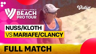 Full Match | Round of 12 -  Court 2: Nuss/Kloth (USA) vs Mariafe/Clancy (AUS) | Beach Pro Tour Elite16 Ostrava, Czech Republic 2023