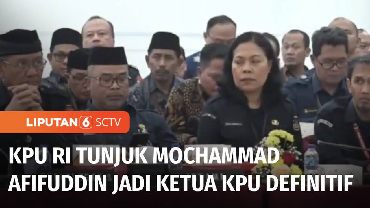 KPU RI Resmi Tetapkan Mochammad Afifuddin Ketua KPU Definitif, Gantikan ...