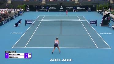 Belinda Bencic vs Anna Kalinskaya - Highlights | WTA Adelaide International 2 2023