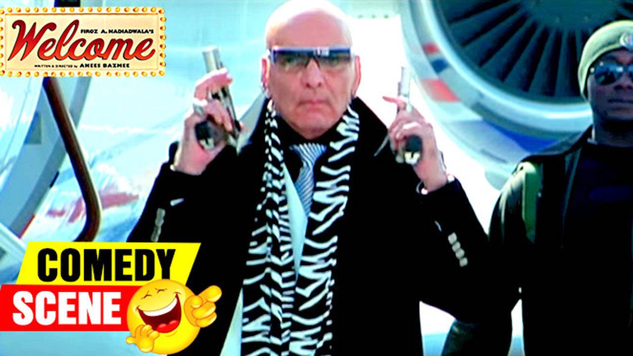 Entry Of RDX Bhai Comedy Scene Welcome Hindi Film HD