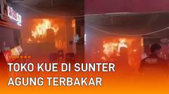 Viral Toko Kue di Sunter Agung Terbakar