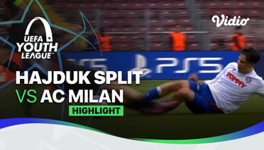 Highlights - Semifinal: Hajduk Split vs AC Milan | UEFA Youth League 2022/23