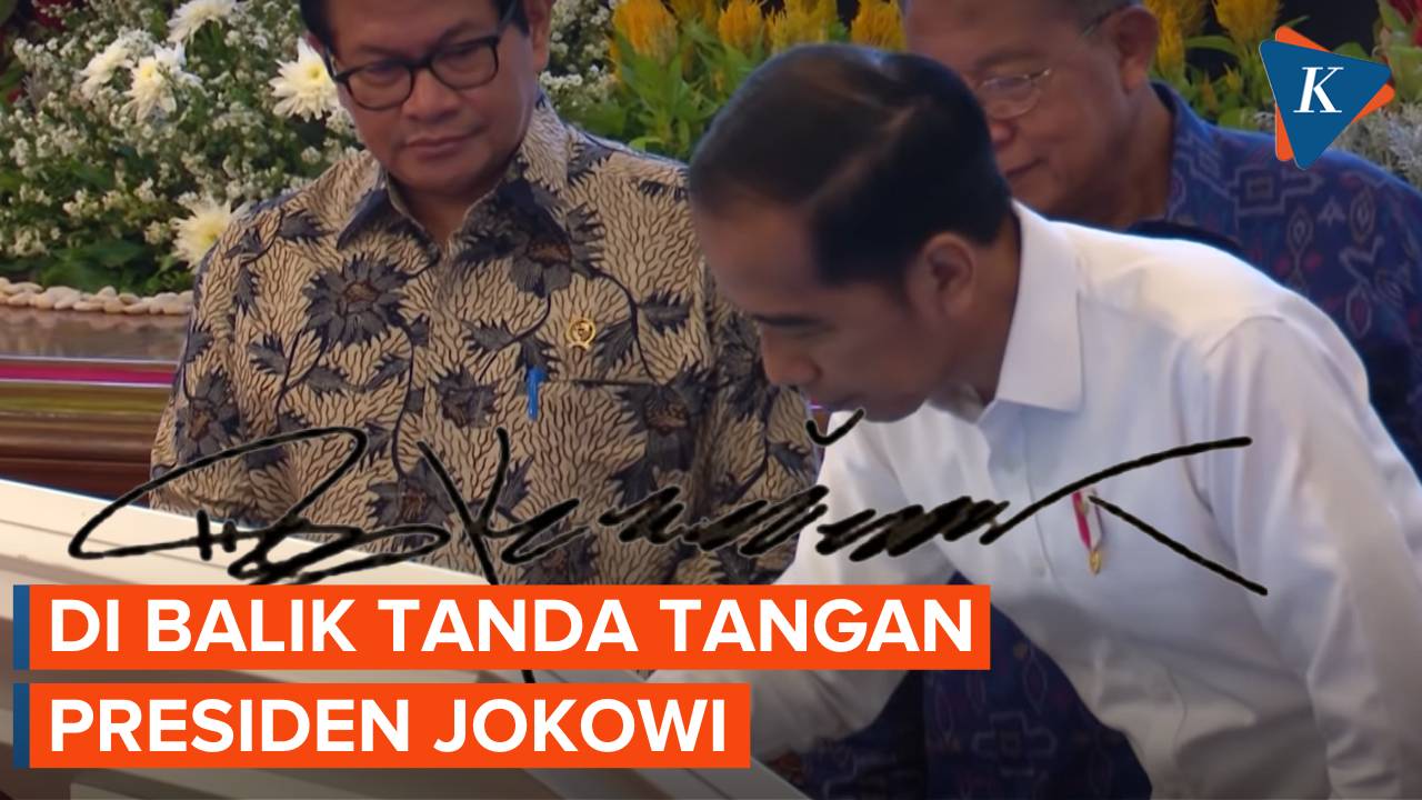 Tanda Tangan Presiden Jokowi - Kompascom | Vidio