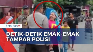 Tak Terima Ditegur soal Lapak, Emak-Emak di Makassar Tampar Polisi