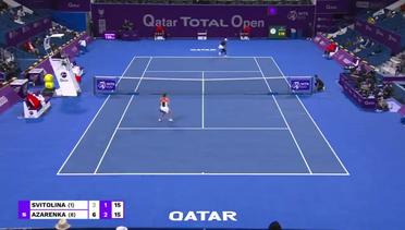 Match Highlights | Victoria Azarenka 2 va 0 Elina Svitolina | WTA Qatar Total Open 2021