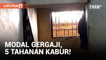 5 Tahanan di Makassar Kabur, 14 Polisi Diperiksa