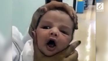 Tiga Perawat Tega Mempermainkan Wajah Bayi Baru Lahir