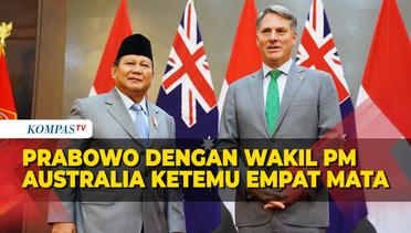 Pertemuan Hangat Prabowo dengan Wakil PM Australia, Bahas Pertahanan