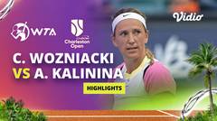 Caroline Wozniacki vs Anhelina Kalinina - Highlights | WTA Credit One Charleston Open 2024