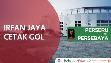 Gol Irfan Jaya Tutup Kemenangan Persebaya atas Perseru