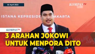 [FULL] Pernyataan Lengkap Menpora Dito Ariotedjo Usai Dilantik, Sampaikan 3 Arahan Jokowi