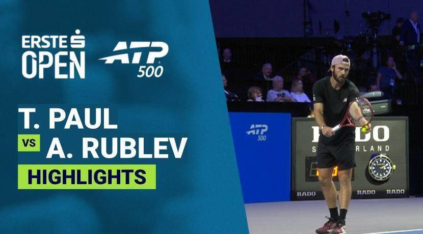 Tommy Paul vs Andrey Rublev - Round 1 | ATP 500: Erste Bank Open 2026