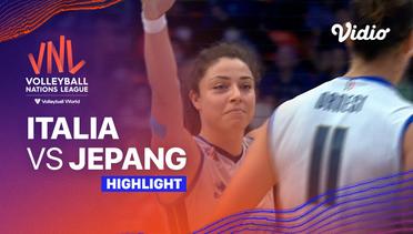 Match Highlights | Italia vs Jepang | Women’s Volleyball Nations League 2023
