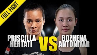 Priscilla Hertati vs. Bozhena Antoniyar | ONE Full Fight | October 2019