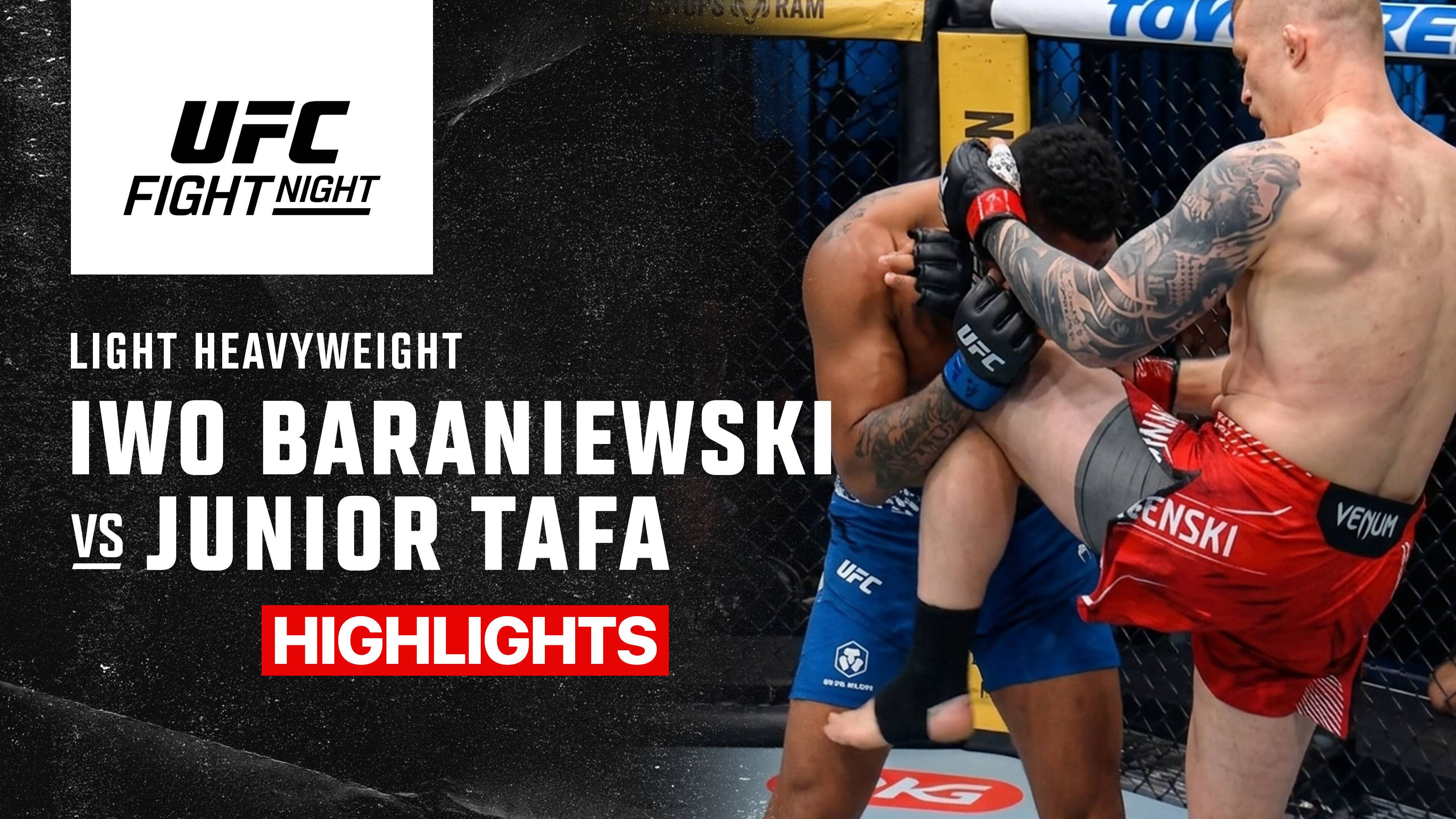 Iwo Baraniewski vs Junior Tafa - Light Heavyweight | UFC Fight Night