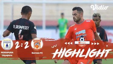 Full Highlight - Persipura Jayapura 2 vs 2 Borneo FC | Shopee Liga 1 2019/2020