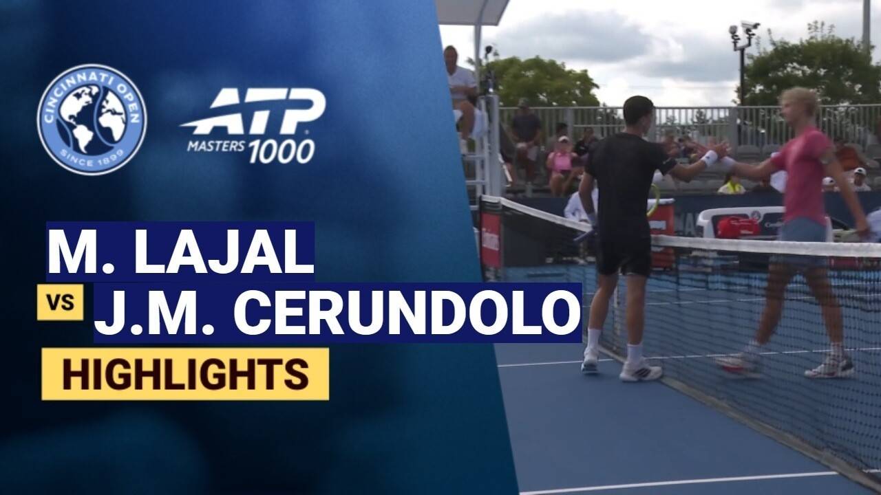 Mark Lajal vs Juan Manuel Cerundolo - Round 1 (Court 8) | ATP 1000: Cincinnati Open 2026