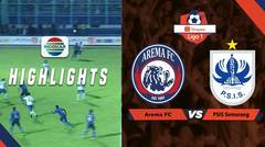 Half-Time Highlight : Arema Fc vs PSIS Semarang | Shopee Liga 1