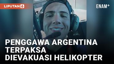 Perayaan Juara Piala Dunia Kelewat Ramai, Timnas Argentina Dievakuasi Helikopter