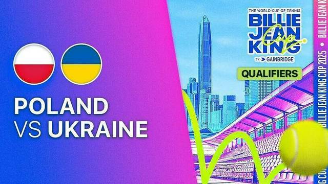 Poland vs Ukraine - Full Match | Billie Jean King Cup 2025 Qualifiers