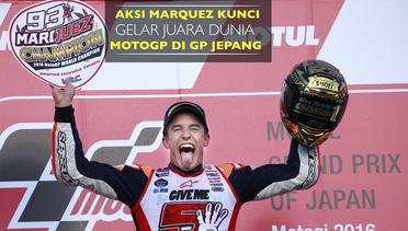 Marquez Kunci Gelar Juara Dunia MotoGP Ketiganya di GP Jepang