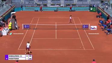Match Highlights | Aryna Sabalenka 2 vs 0 Daria Kasatkina | WTA Mutua Madrid Open 2021