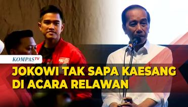 Jokowi Tak Sapa Kaesang saat Sama-sama Hadiri Acara Relawan Alap-Alap