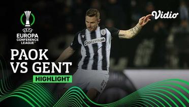 Highlight - PAOK vs Gent | UEFA Europa Conference League 2021/2022