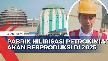 Jokowi Ungkap Pabrik Hilirisasi Petrokimia Akan Berproduksi di 2025