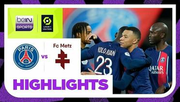 PSG vs Metz - Highlights | Ligue 1 2023/2024