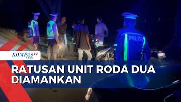 Polda Aceh Tindak Ratusan Unit Roda Dua karena Balap Liar