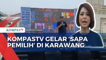KompasTV Gelar 'Sapa Pemilih' di Alun-Alun Kota Karawang untuk Edukasi Pemilu 2024
