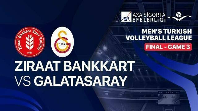 Final - Game 3: Ziraat Bankkart vs Galatasaray Daikin - Full Match | Men's Turkish Volleyball League