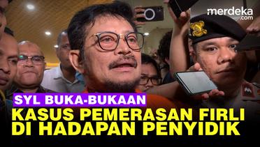 Reaksi SYL Dicecar Status Tersangka Firli Bahuri, Ngaku Buka-Bukaan ke Penyidik