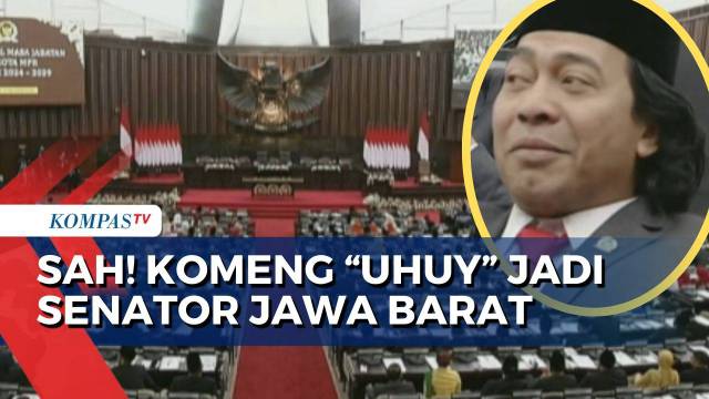 Raih Suara Terbanyak di Nasional, Alfiansyah Komeng 'Uhuy' Sah Jadi Senator Jawa Barat!