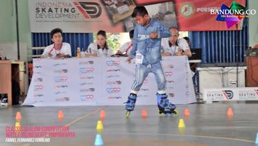 Inline Skate Classic Slalom oleh Farrel Fernandez Ferrilrio dari Klub Sepatu Roda Wates Inline Skate Yogyakarta